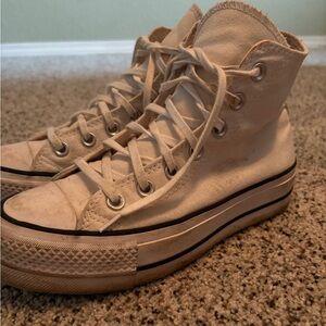 Platform women’s converse(white)